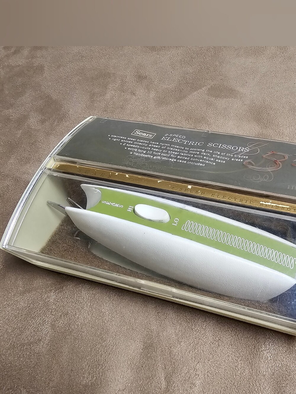 Sears Vintage 2 Speed Electric Scissors